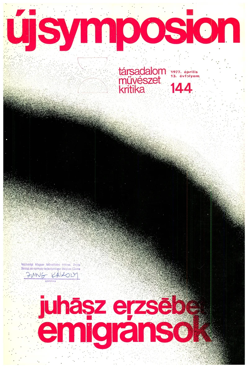 Új Symposion, 13. évf. 1977. április. 144. sz. 141–187. oldal
