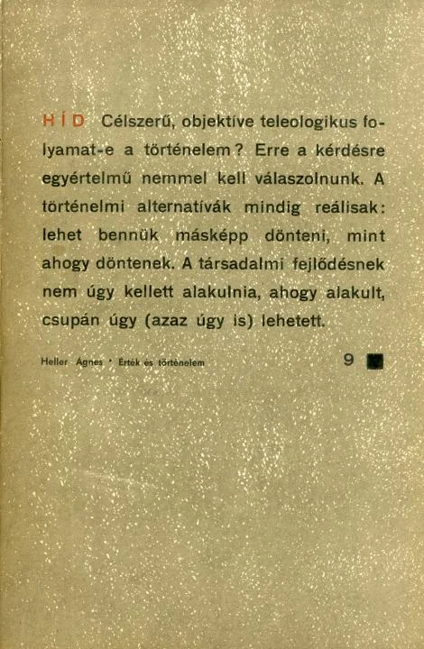 Híd, 29. évf. 1965. szeptember. 9. sz. 1015–1156. oldal