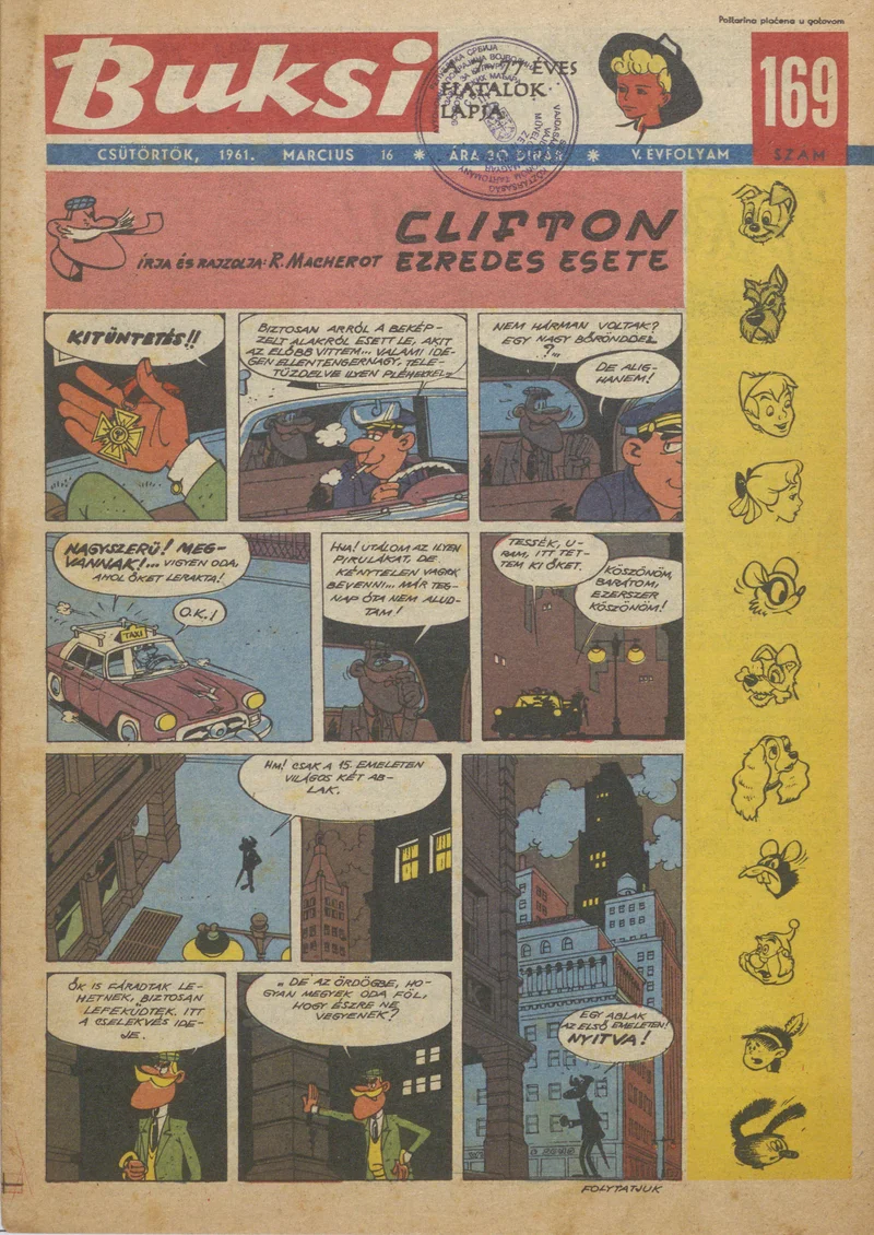 Buksi, 5. évf. 1961. március 16. 169. sz.