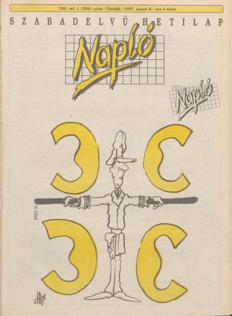 Napló - Szabadelvű hetilap, 8. évf. 1997. január 8. 348. sz.