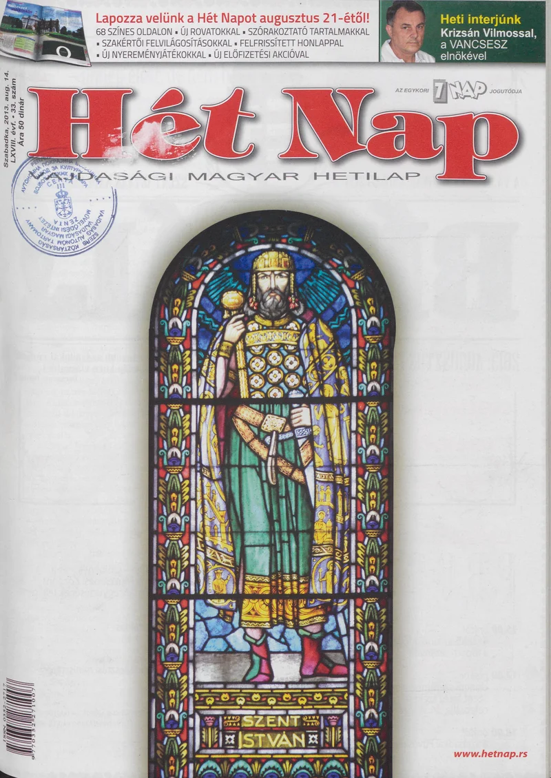 7 Nap, 68. évf. 2013. augusztus 14. 33. sz.