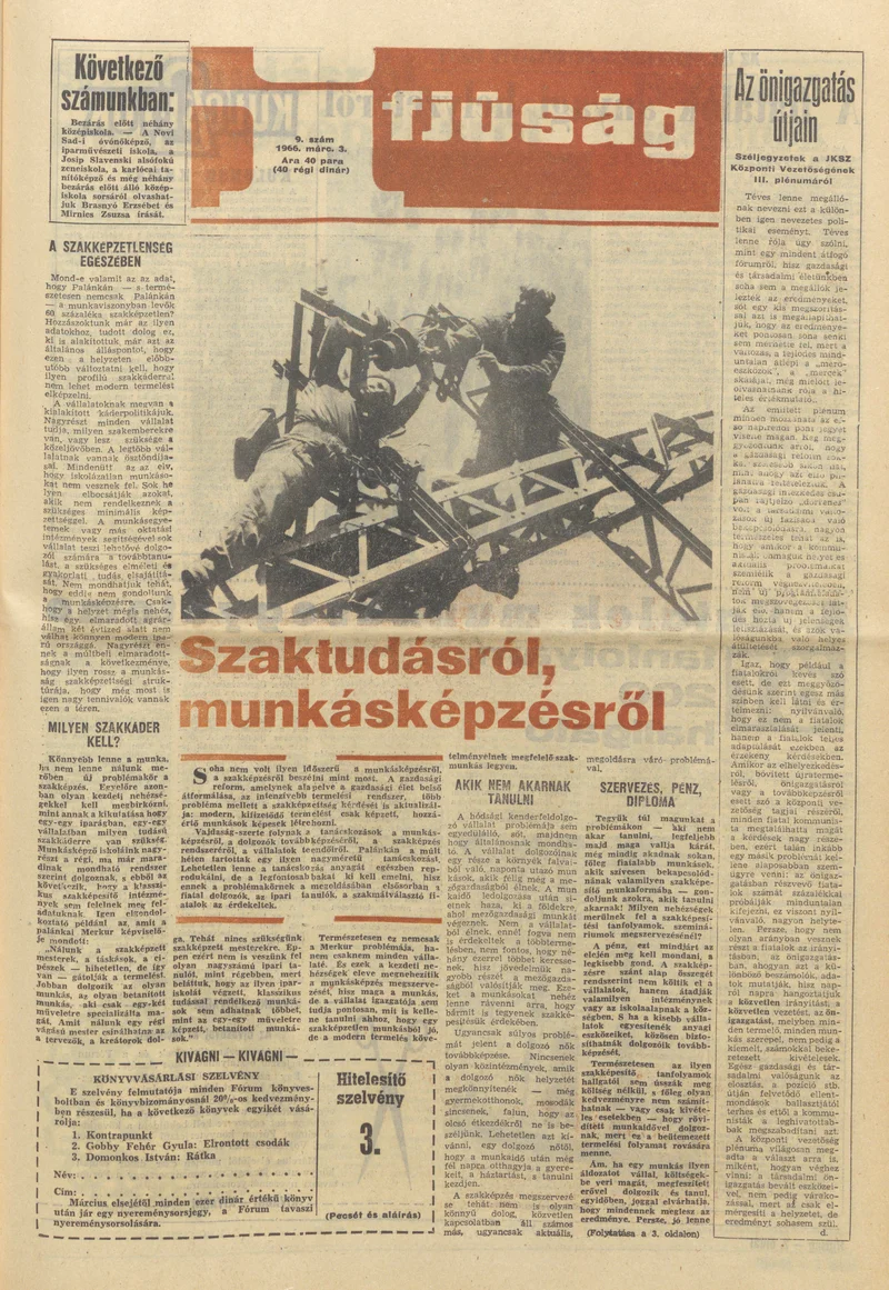 Ifjúság, 22. évf. 1966. március 3. 9. sz.