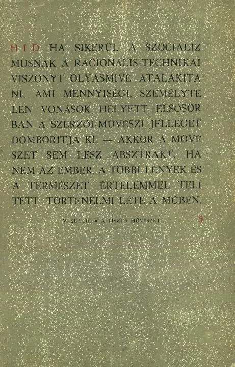 Híd, 28. évf. 1964. május. 5. sz. 483–614. oldal