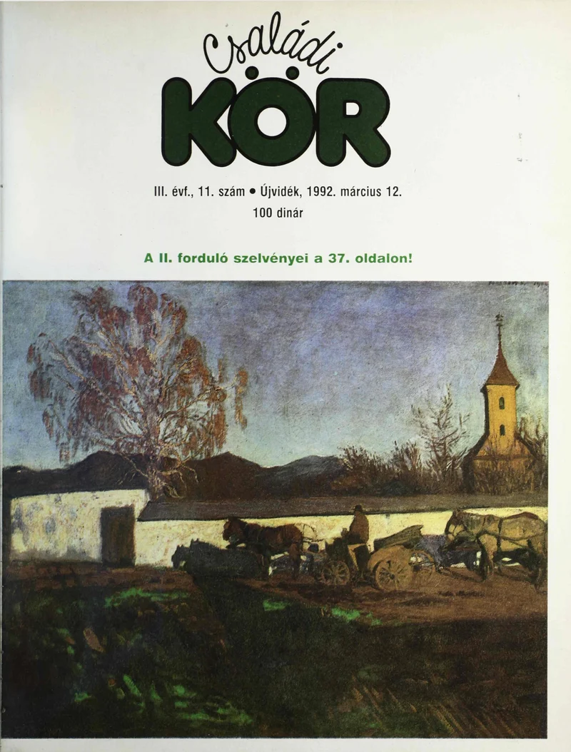 Családi Kör, 3. évf. 1992. március 12. 11. sz.