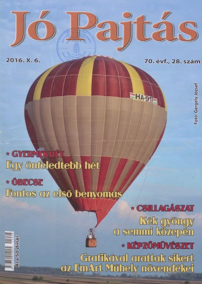Jó Pajtás, 70. évf. 2016. október 6. 28. sz.