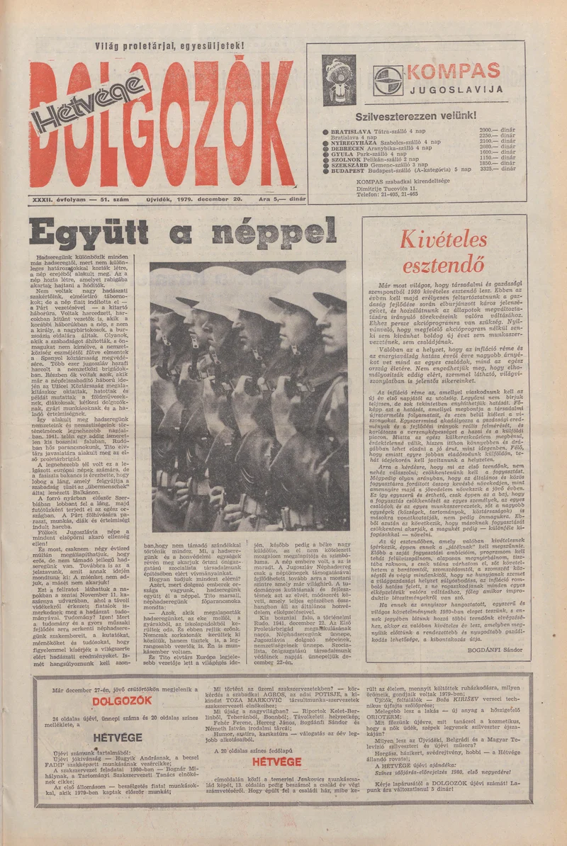 Dolgozók, 33. évf. 1979. december 20. 51. sz.