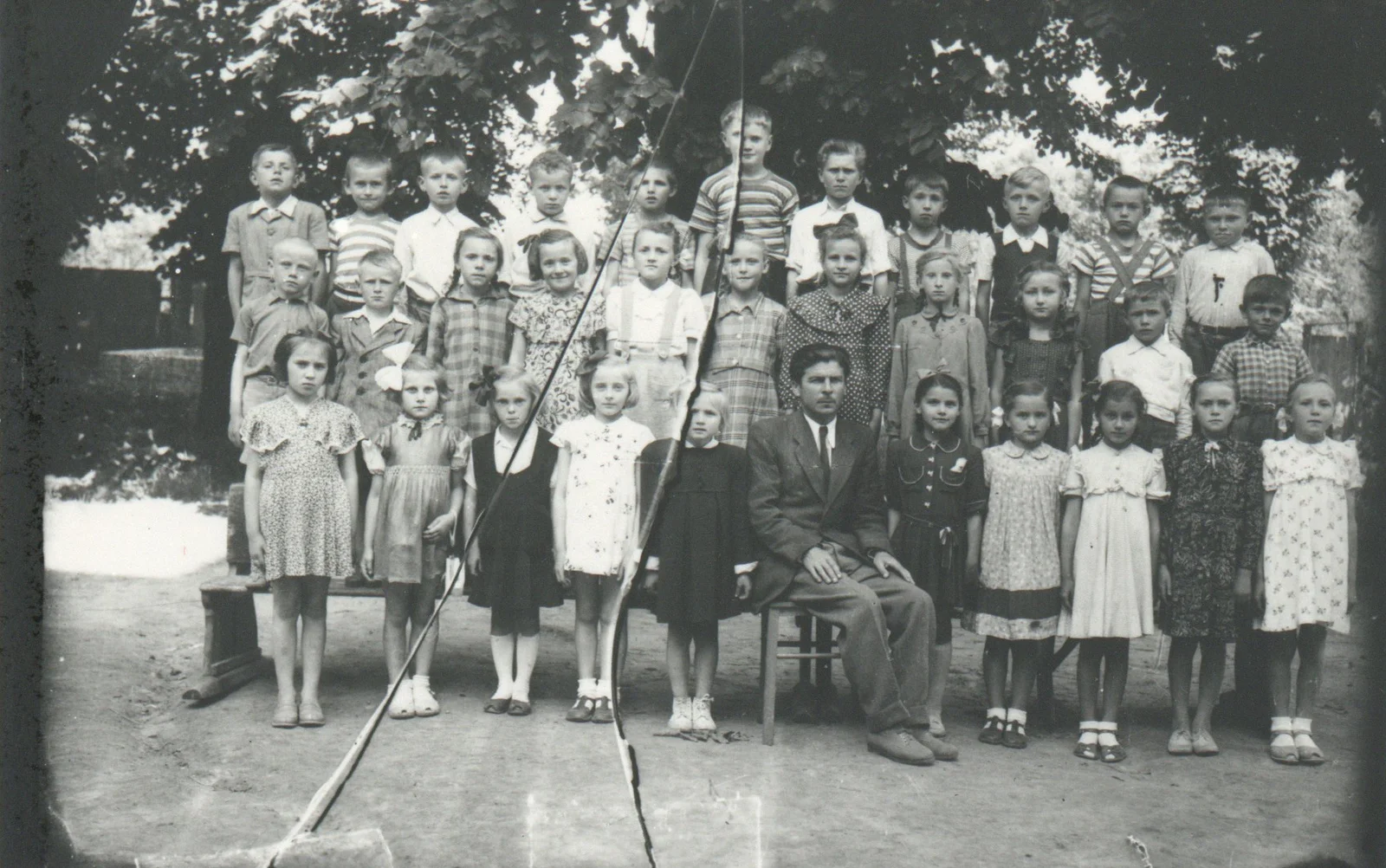 Alsós iskolások osztályképe