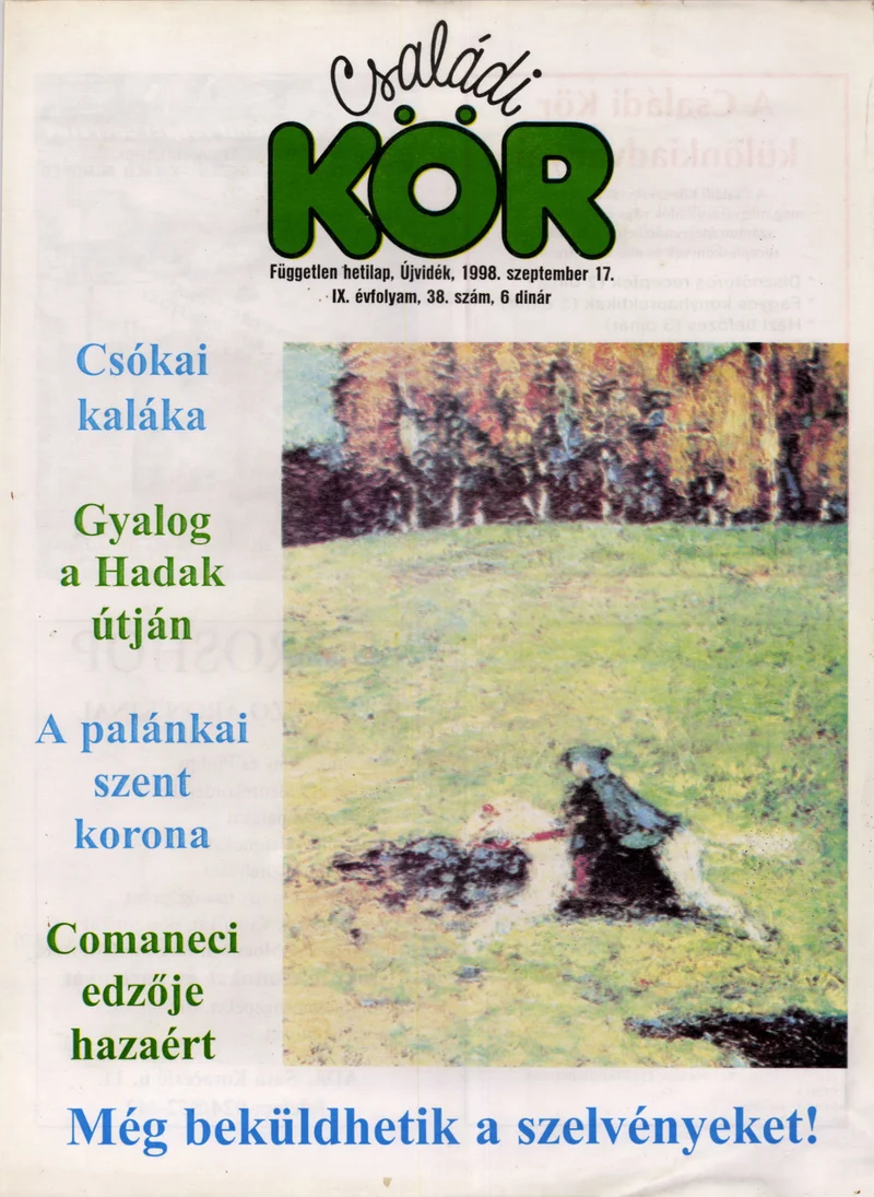 Családi Kör, 9. évf. 1998. szeptember 17. 38. sz.