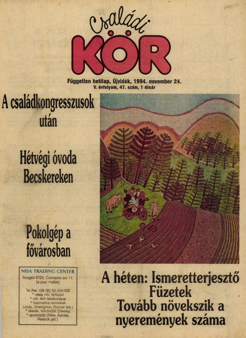 Családi Kör, 5. évf. 1994. november 24. 47. sz.
