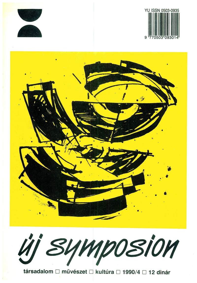 Új Symposion, 26. évf. 1990. április. 292. sz. 1–68. oldal