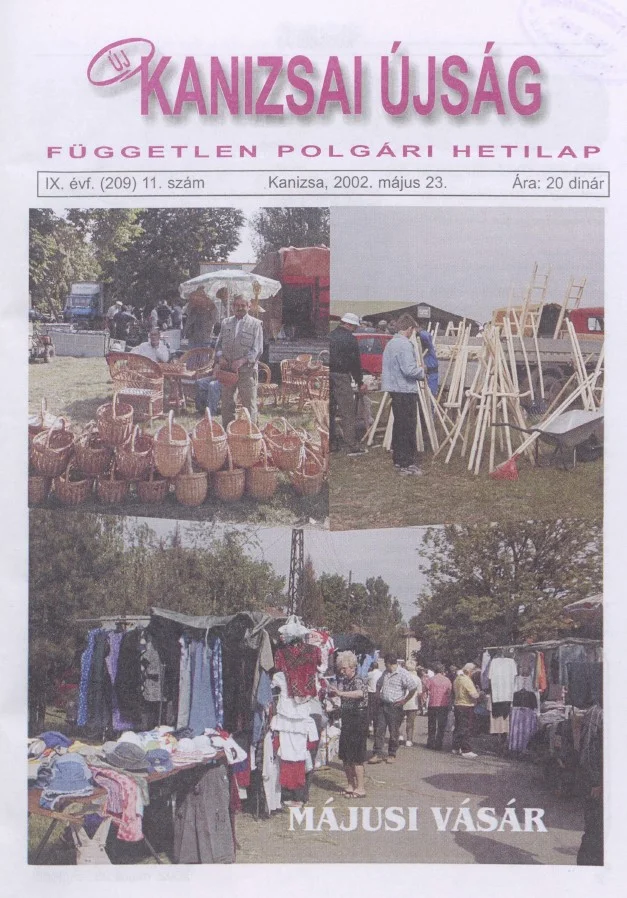 Új Kanizsai Újság, 9. évf. 2002. május 23. 11. sz.