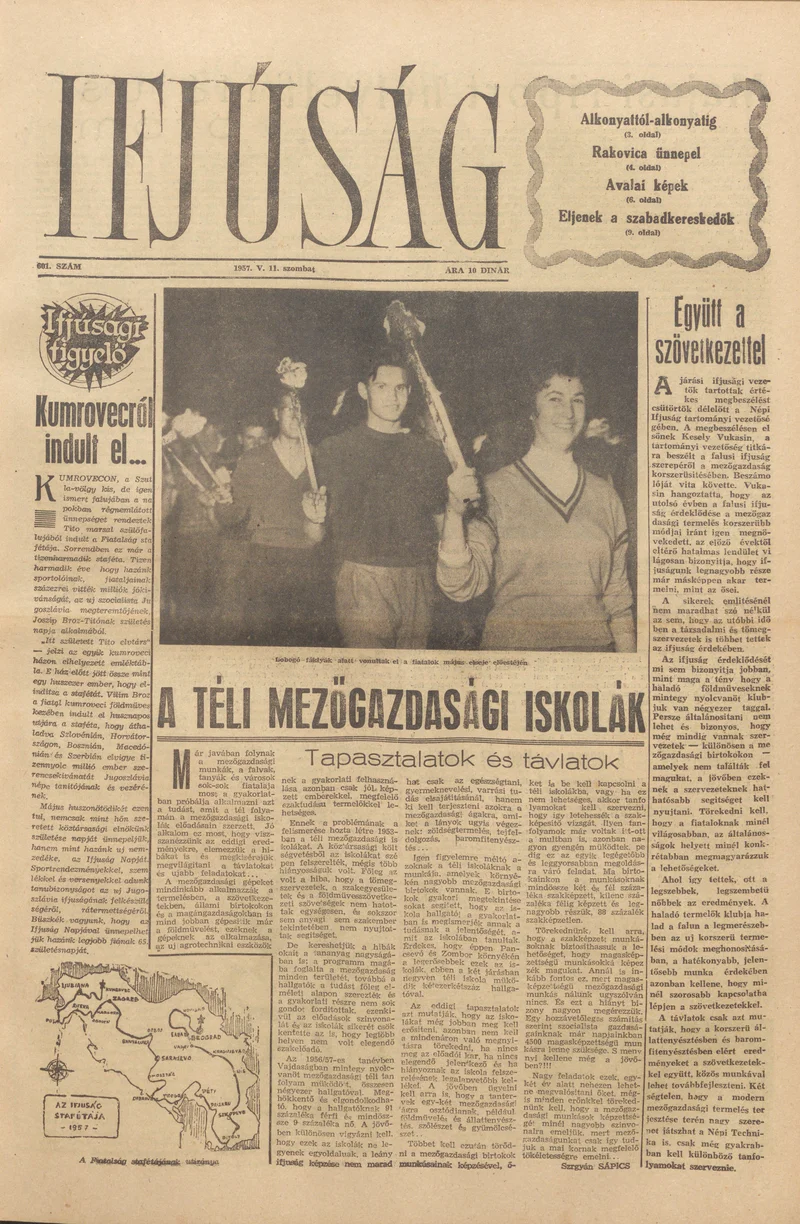 Ifjúság, 13. évf. 1957. május 11. 601. sz.