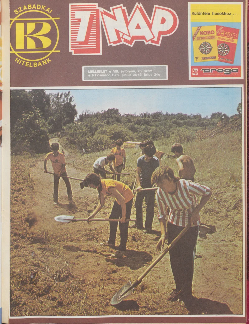 7 Nap melléklet, 8. évf. 1982. június 26. – július 2. 26. sz.