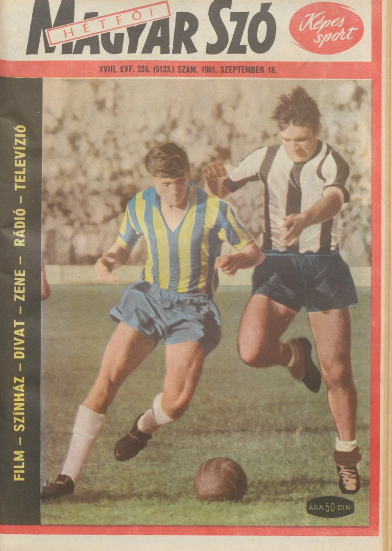 Hétfői Magyar Szó, 18. évf. 1961. szeptember 18. 224. sz.