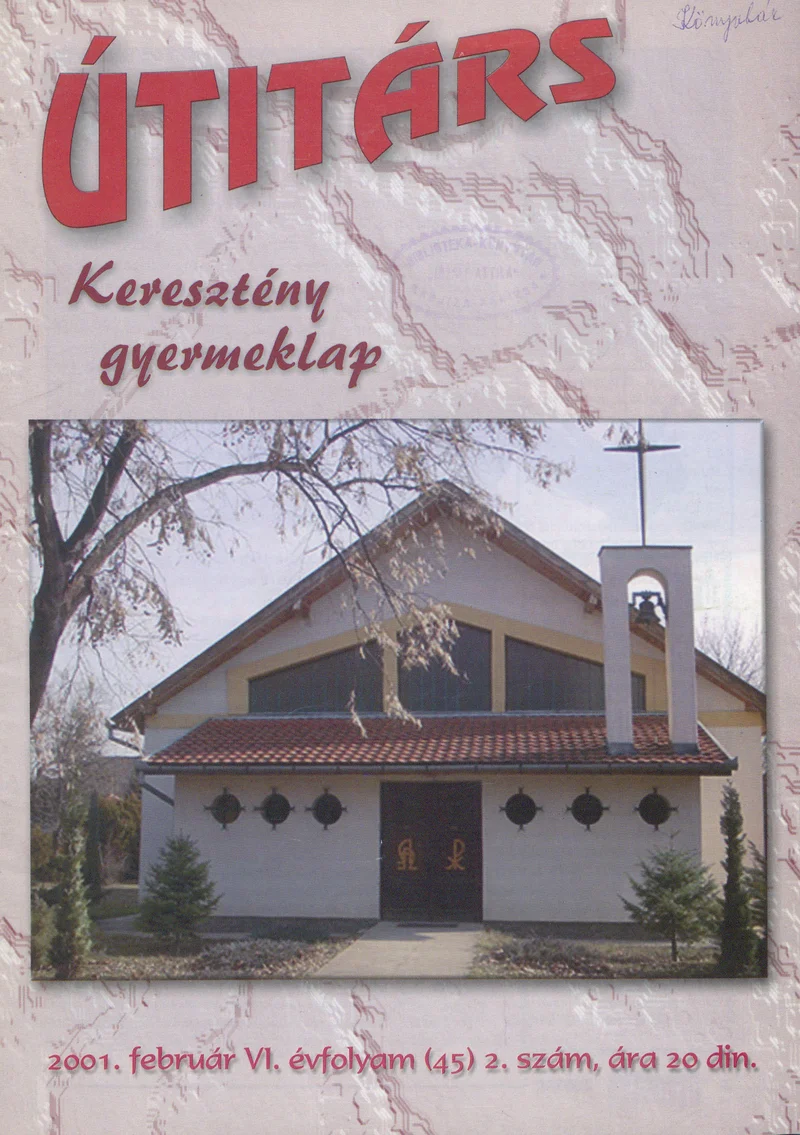 Útitárs, 6. évf. 2001. február. 2. sz.