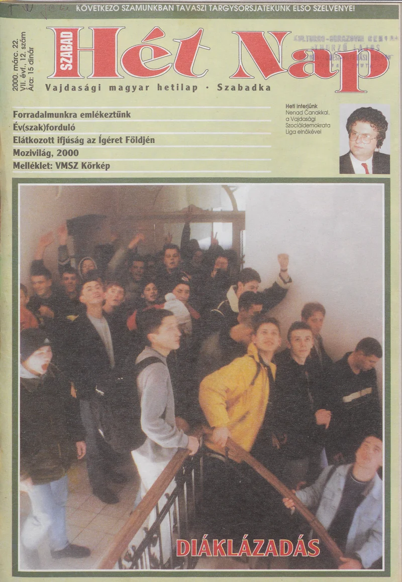 Szabad Hét Nap, 7. évf. 2000. március 22. 12. sz.