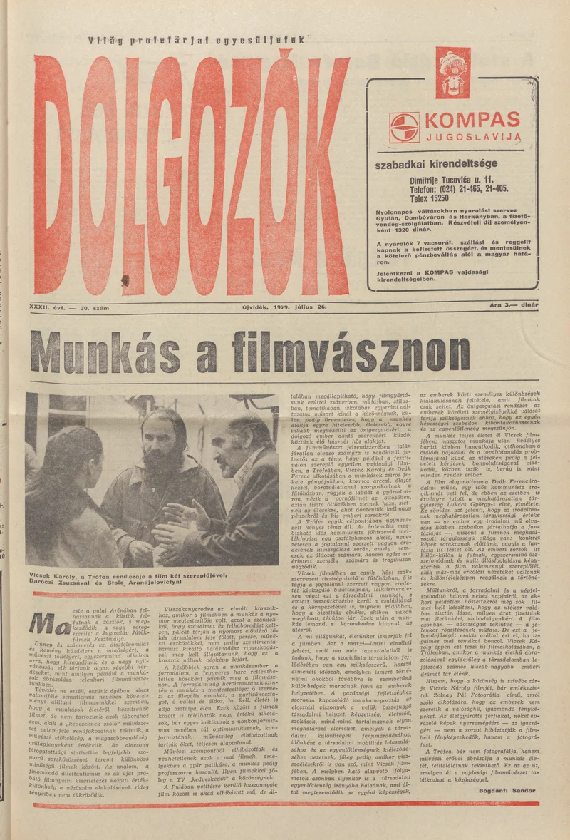 Dolgozók, 33. évf. 1979. július 26. 30. sz.