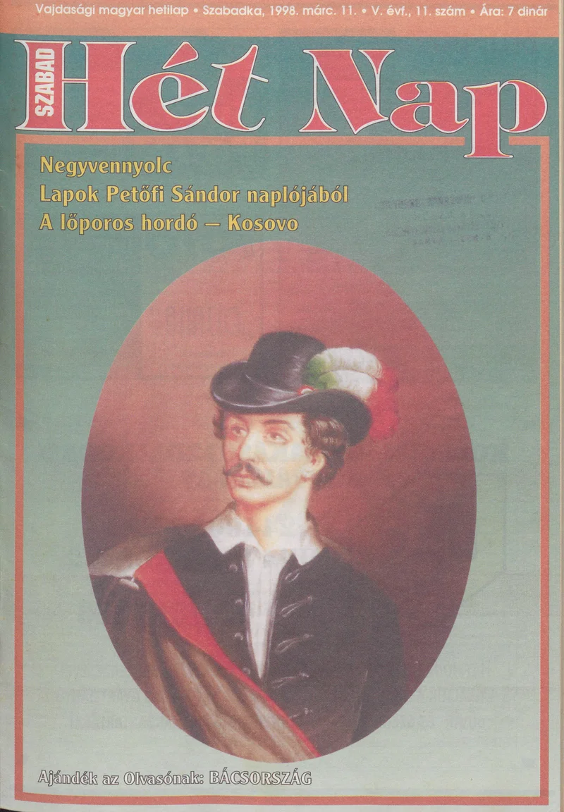 Szabad Hét Nap, 5. évf. 1998. március 11. 11. sz.