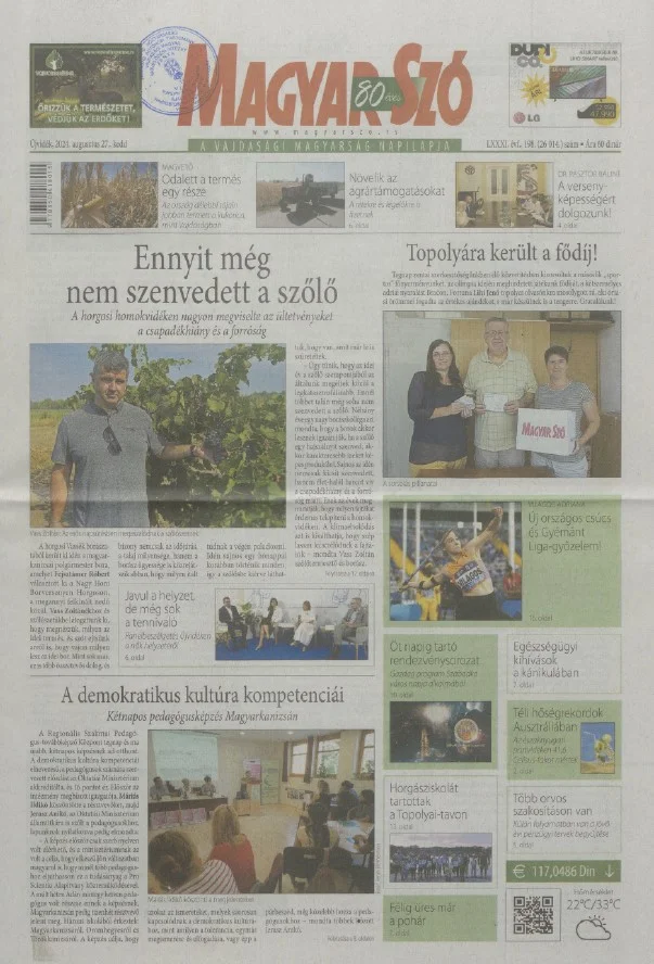 Magyar Szó, 81. évf. 2024. augusztus 27. 198. sz. 1–20. oldal