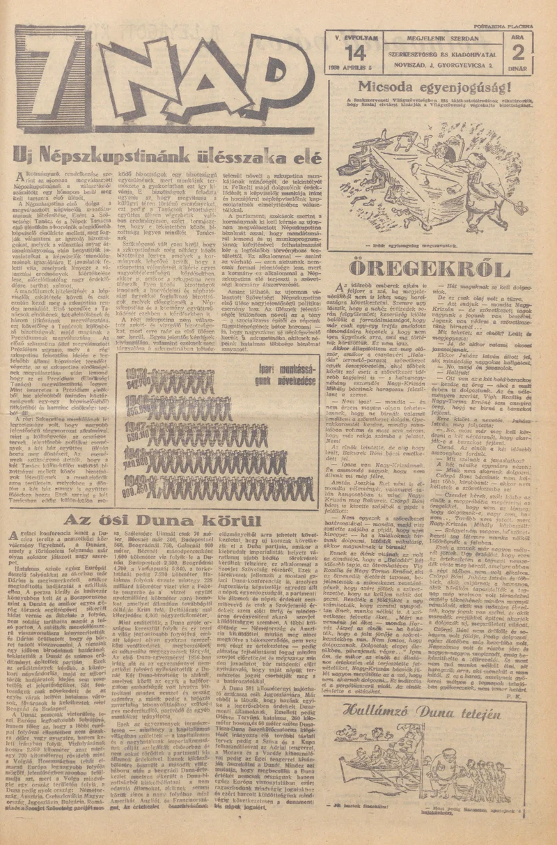 7 Nap, 5. évf. 1950. április 5. 14. sz. 1–4. oldal