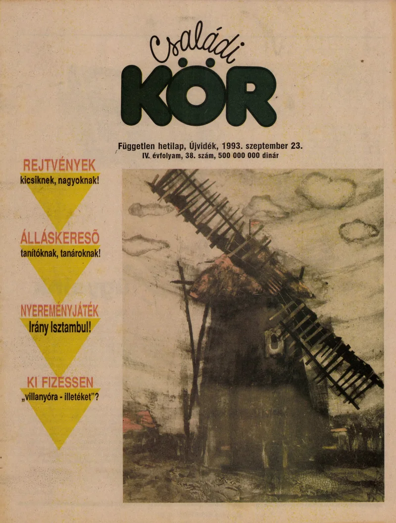 Családi Kör, 4. évf. 1993. szeptember 23. 38. sz.