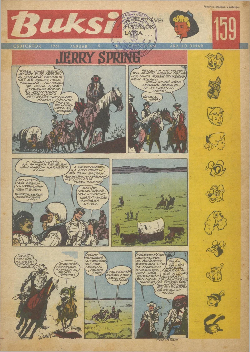 Buksi, 5. évf. 1961. január 5. 159. sz.