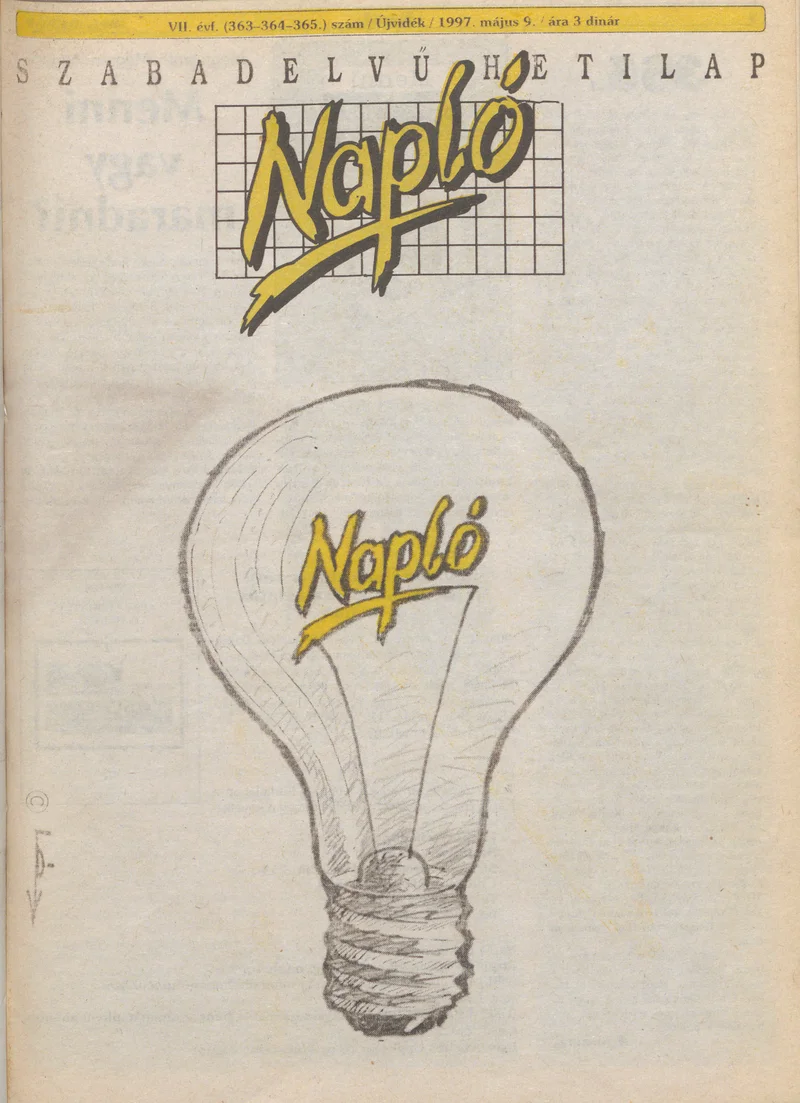 Napló - Szabadelvű hetilap, 8. évf. 1997. május 23. 363–365. sz.