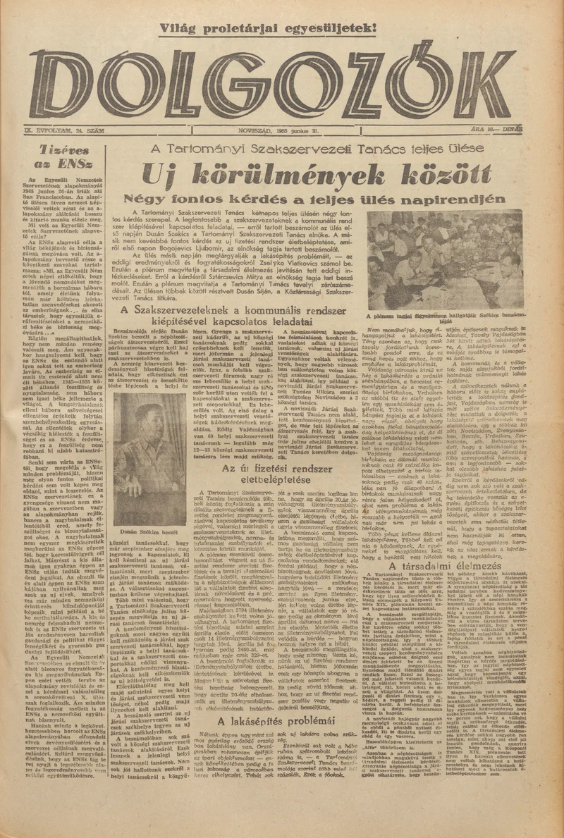 Dolgozók, 9. évf. 1955. június 21. 24. sz.