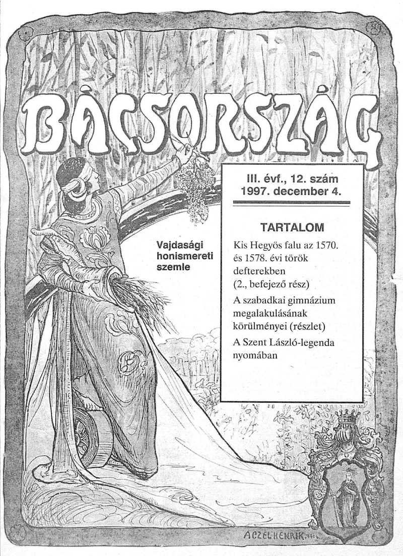 Bácsország, 3. évf. 1997. december 4. 12. sz.