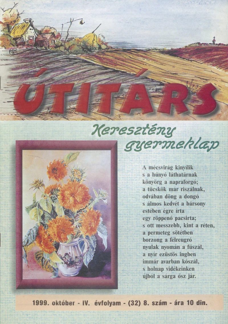Útitárs, 4. évf. 1999. október 1. 8. sz.
