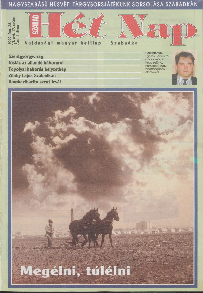 Szabad Hét Nap, 6. évf. 1999. április 28. 17. sz.
