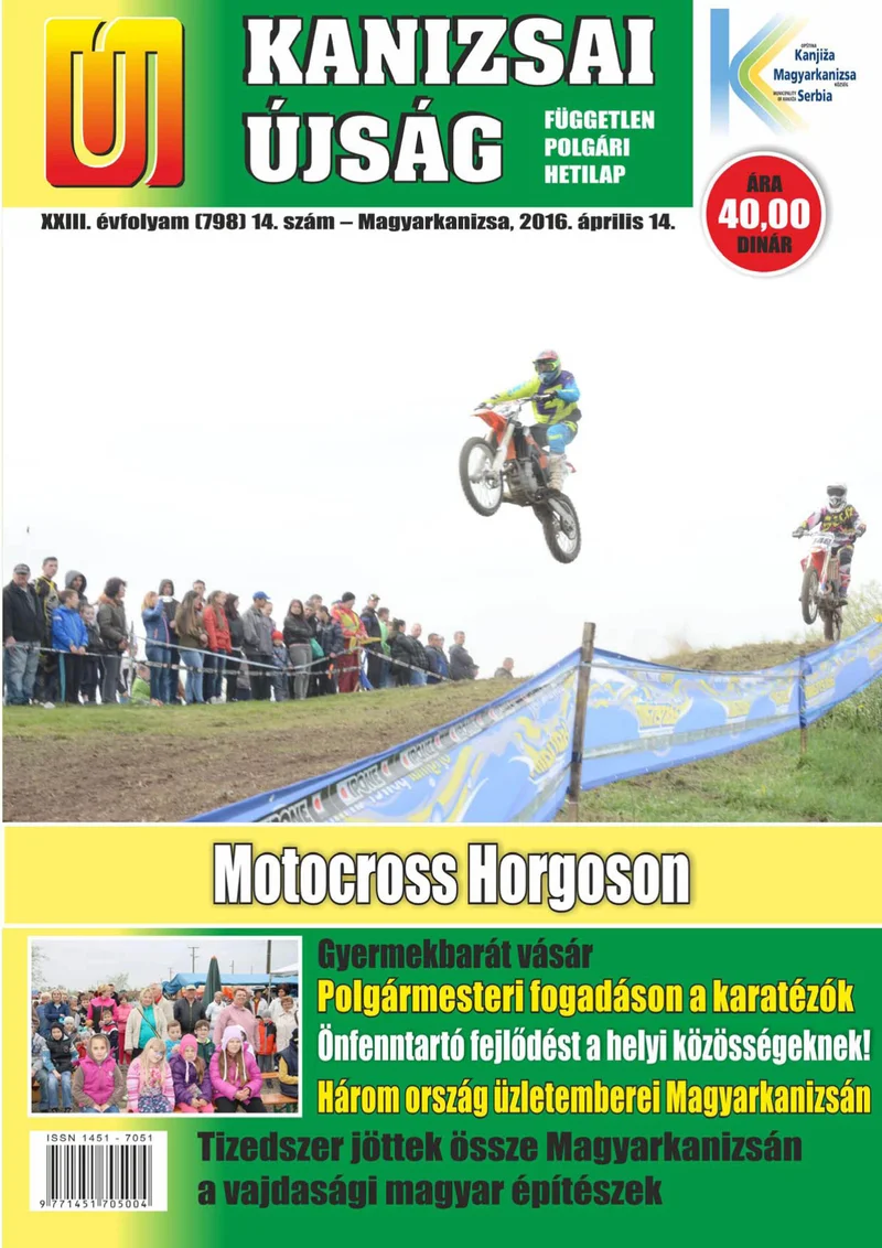 Új Kanizsai Újság, 23. évf. 2016. április 14. 14. sz.