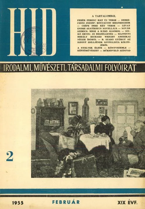 Híd, 19. évf. 1955. február. 2. sz. 559–602. oldal