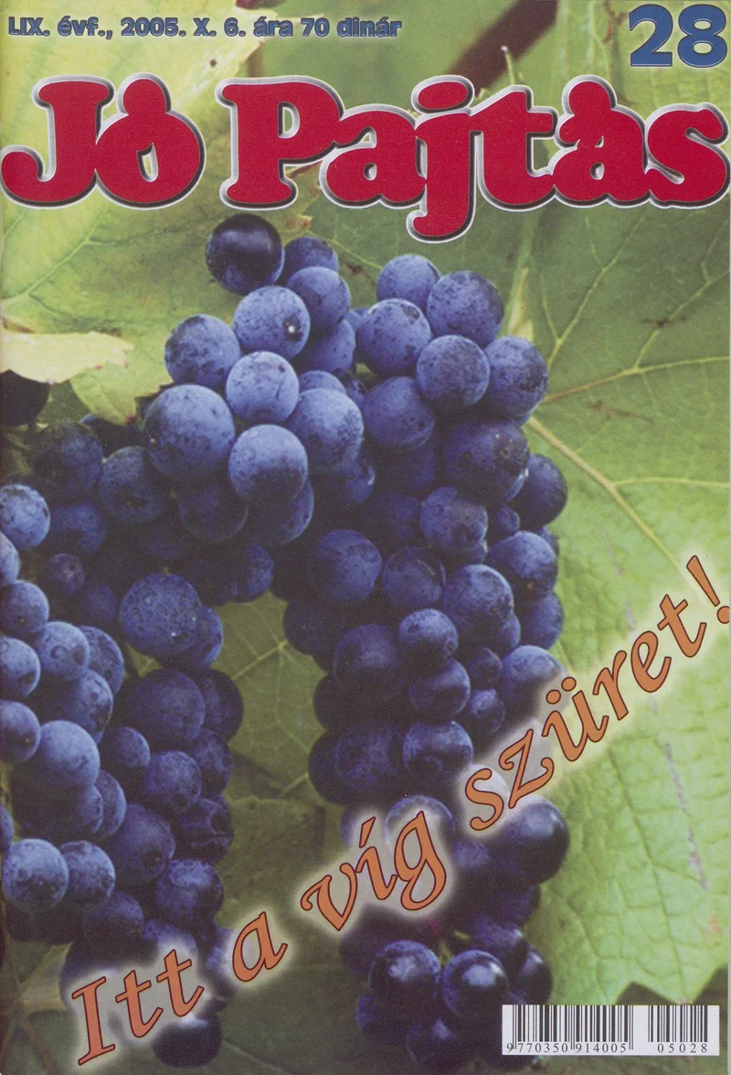 Jó Pajtás, 59. évf. 2005. október 6. 28. sz.