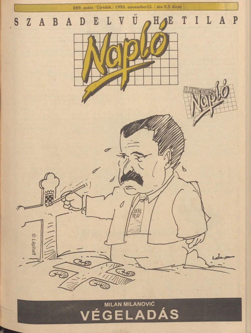 Napló - Szabadelvű hetilap, 6. évf. 1995. november 15. 289. sz.