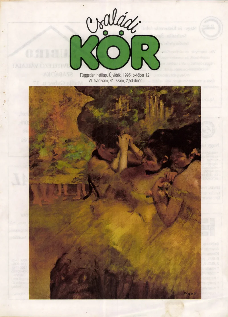 Családi Kör, 6. évf. 1995. október 12. 41. sz.