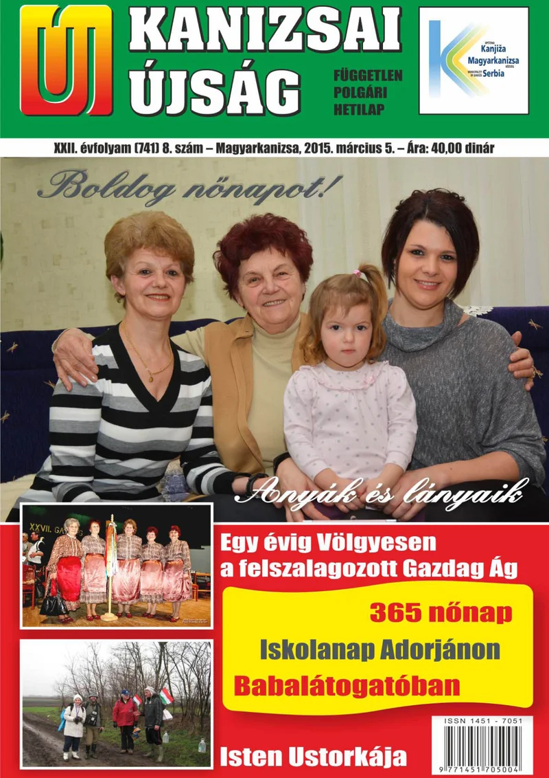 Új Kanizsai Újság, 22. évf. 2015. március 5. 8. sz.