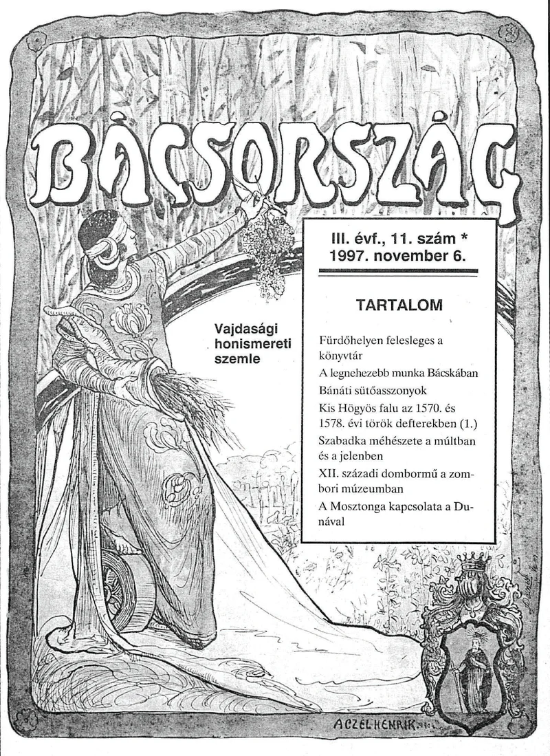Bácsország, 3. évf. 1997. november 6. 11. sz.