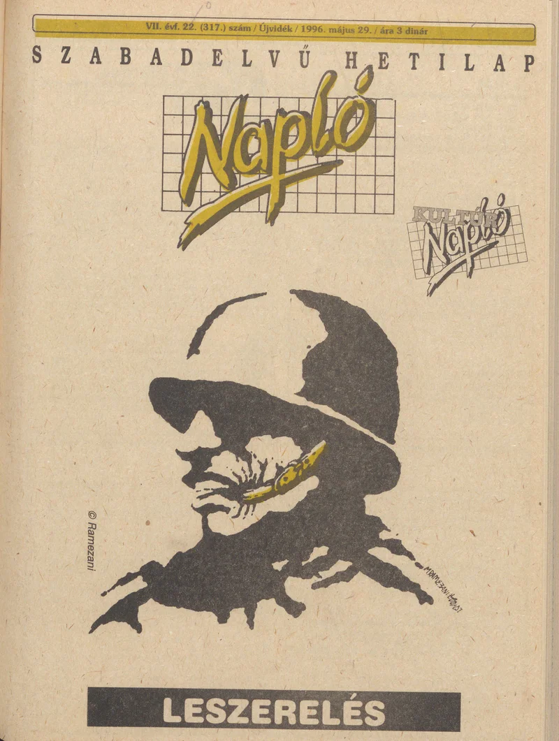 Napló - Szabadelvű hetilap, 7. évf. 1996. május 29. 317. sz.