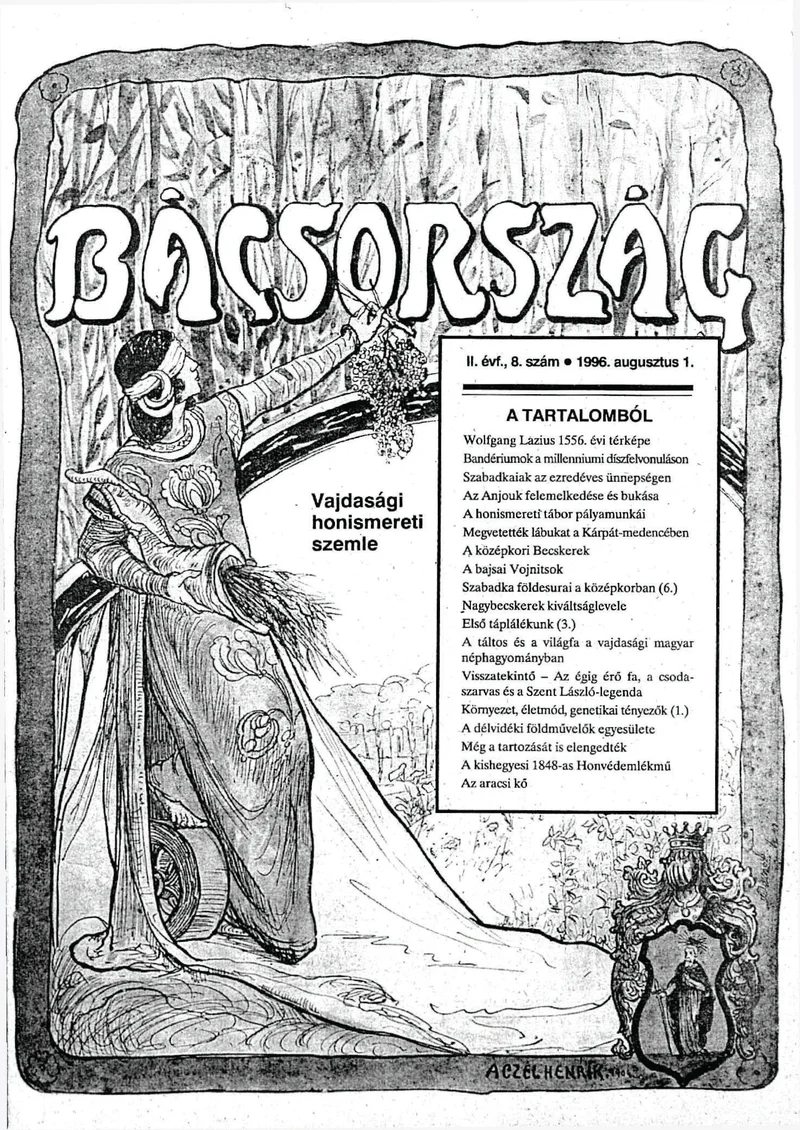 Bácsország, 2. évf. 1996. augusztus 1. 8. sz.