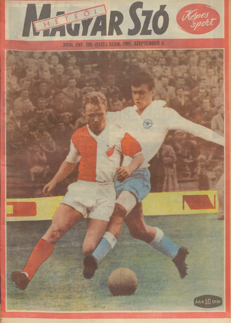 Hétfői Magyar Szó, 18. évf. 1961. szeptember 4. 209. sz.