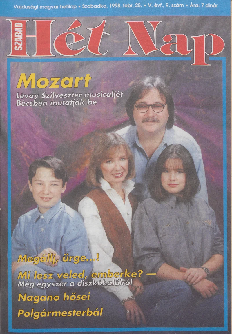 Szabad Hét Nap, 5. évf. 1998. február 25. 9. sz.