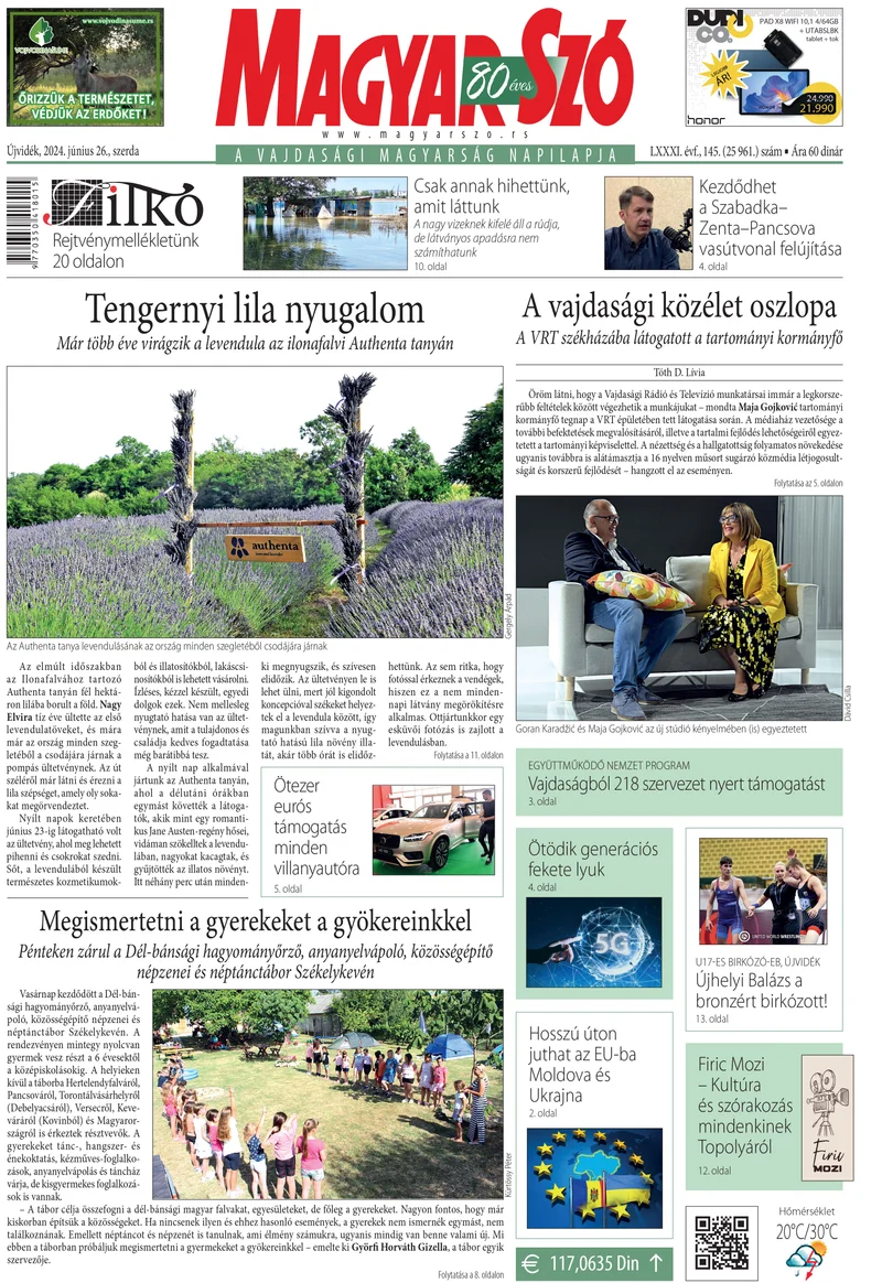 Magyar Szó, 81. évf. 2024. június 26. 145. sz. 1–16. oldal