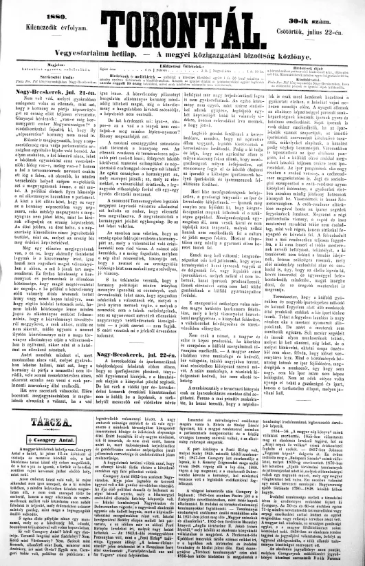 Torontál, 9. évf. 1880. július 22. 30. sz.