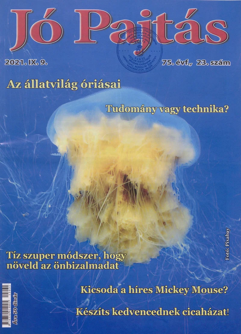 Jó Pajtás, 75. évf. 2021. szeptember 9. 23. sz.