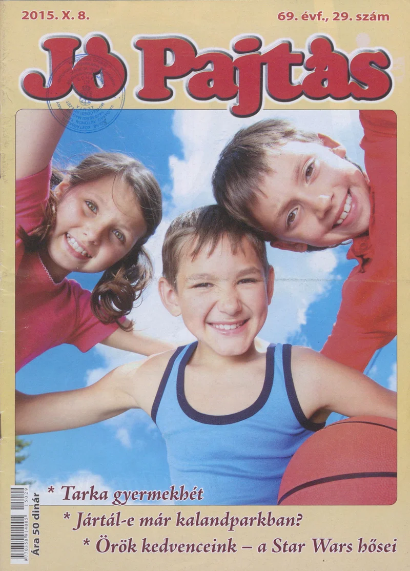 Jó Pajtás, 69. évf. 2015. október 8. 29. sz.