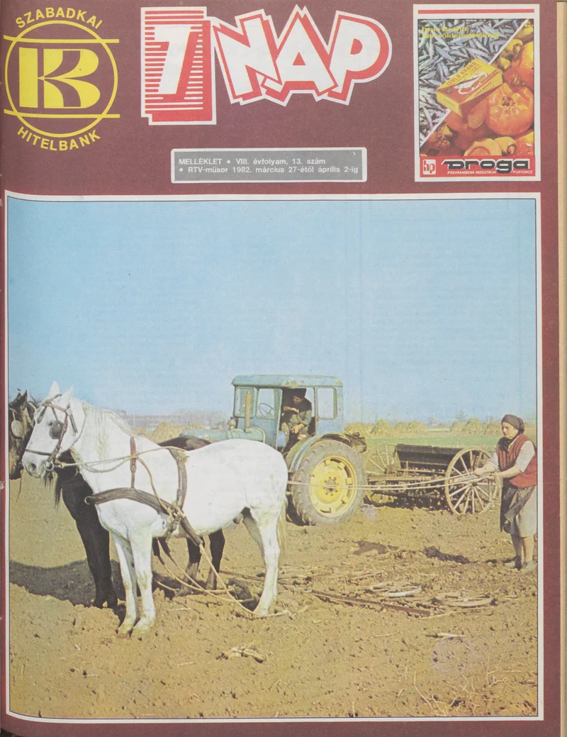 7 Nap melléklet, 8. évf. 1982. március 27. – április 2. 13. sz.