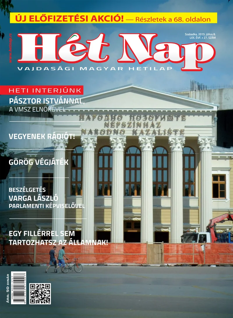 7 Nap, 70. évf. 2015. július 8. 27. sz.