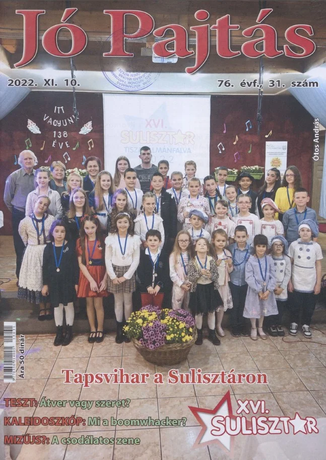 Jó Pajtás, 76. évf. 2022. november 10. 31. sz.