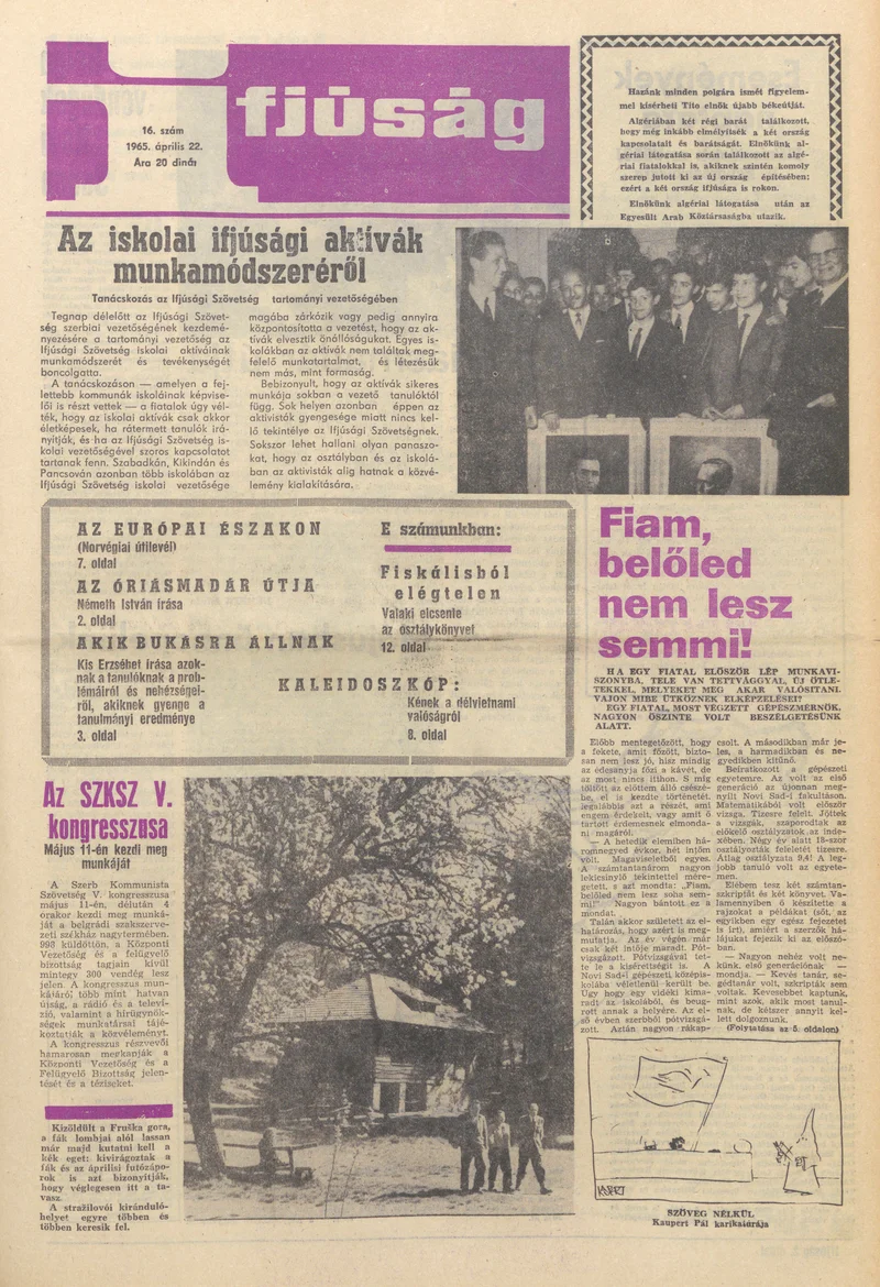 Ifjúság, 21. évf. 1965. április 22. 16. sz.